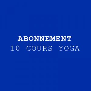 Carte de 10 cours de yoga